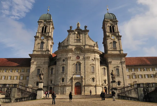 Die Klosterkirche von Einsiedeln.
